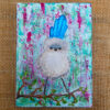 Splendid fairywren textured painting