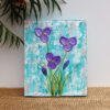 Textured abstract painting flowers plants2048 Textured abstract painting flowers plants